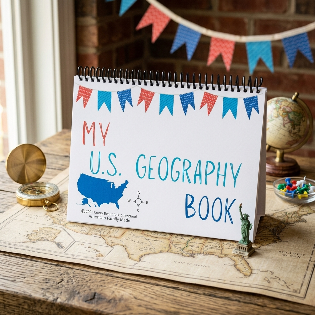 When learning U.S. geography feels overwhelming, My U.S. Geography Book is here to make it exciting and interactive 🌎