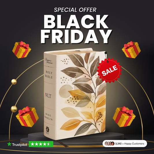 NLT Wide Margin Bible (50% OFF)