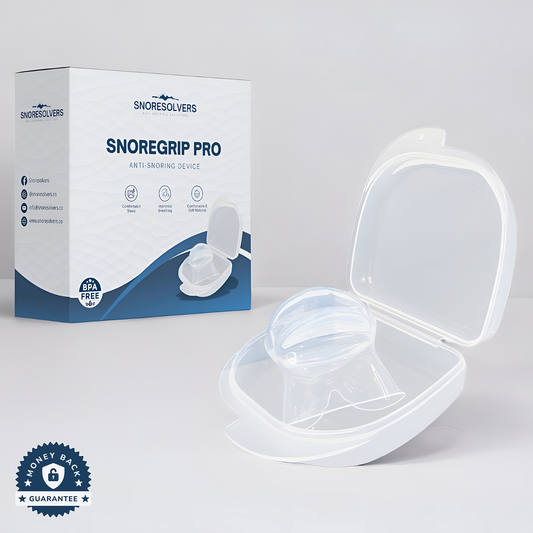 SnoreGrip Pro – Anti Snoring Mouthpiece (50% OFF)